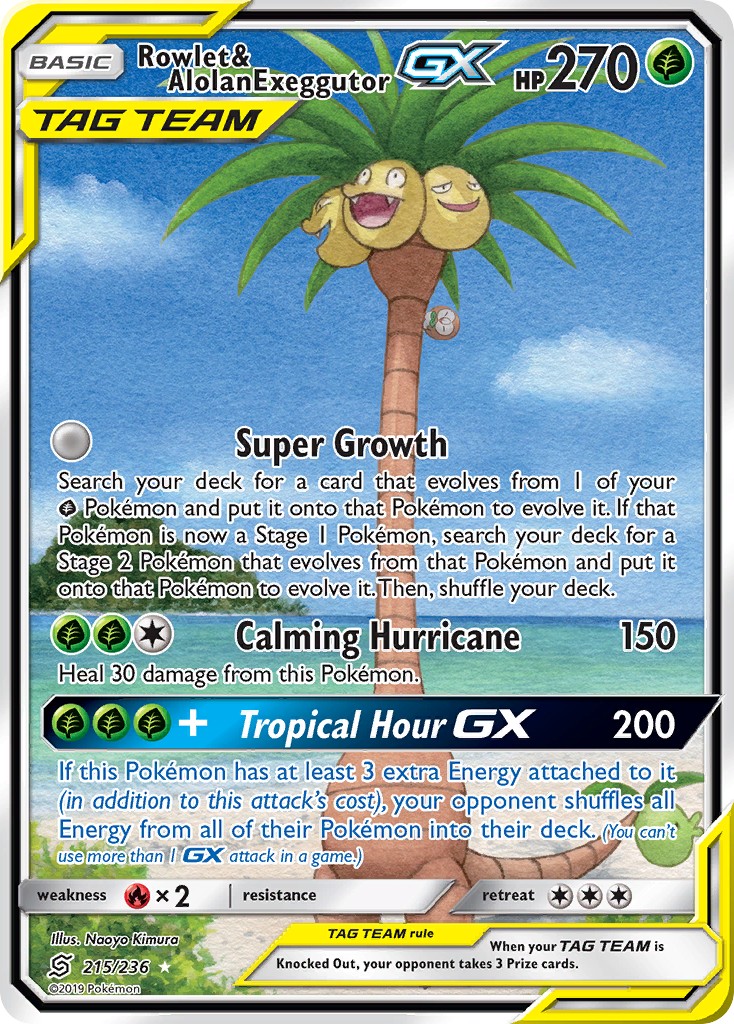 Rowlet & Alolan Exeggutor-GX - Image 1