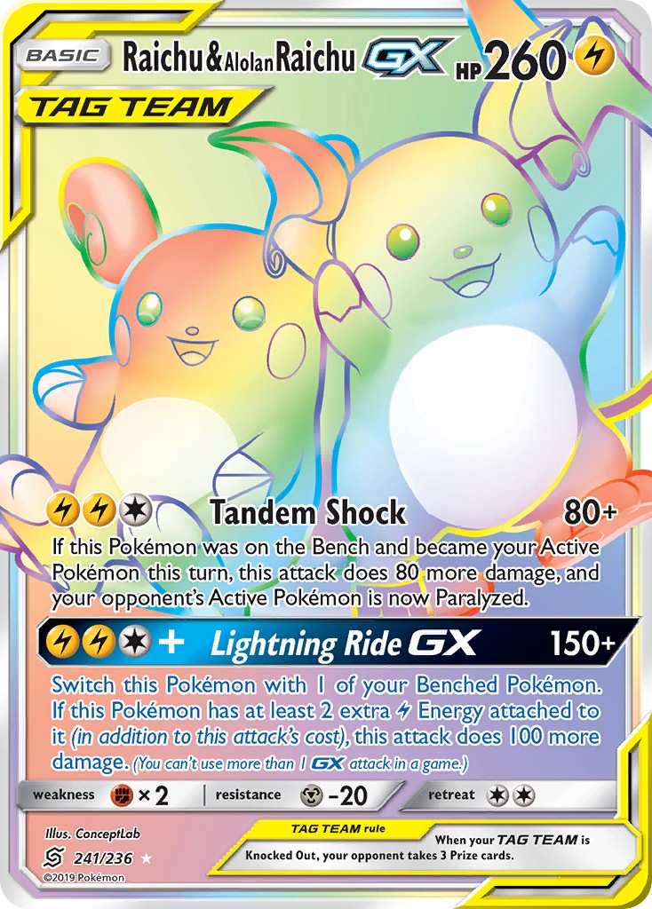 2019 Pokémon Unified Minds 2019 Pokémon Unified Minds #241 trading card