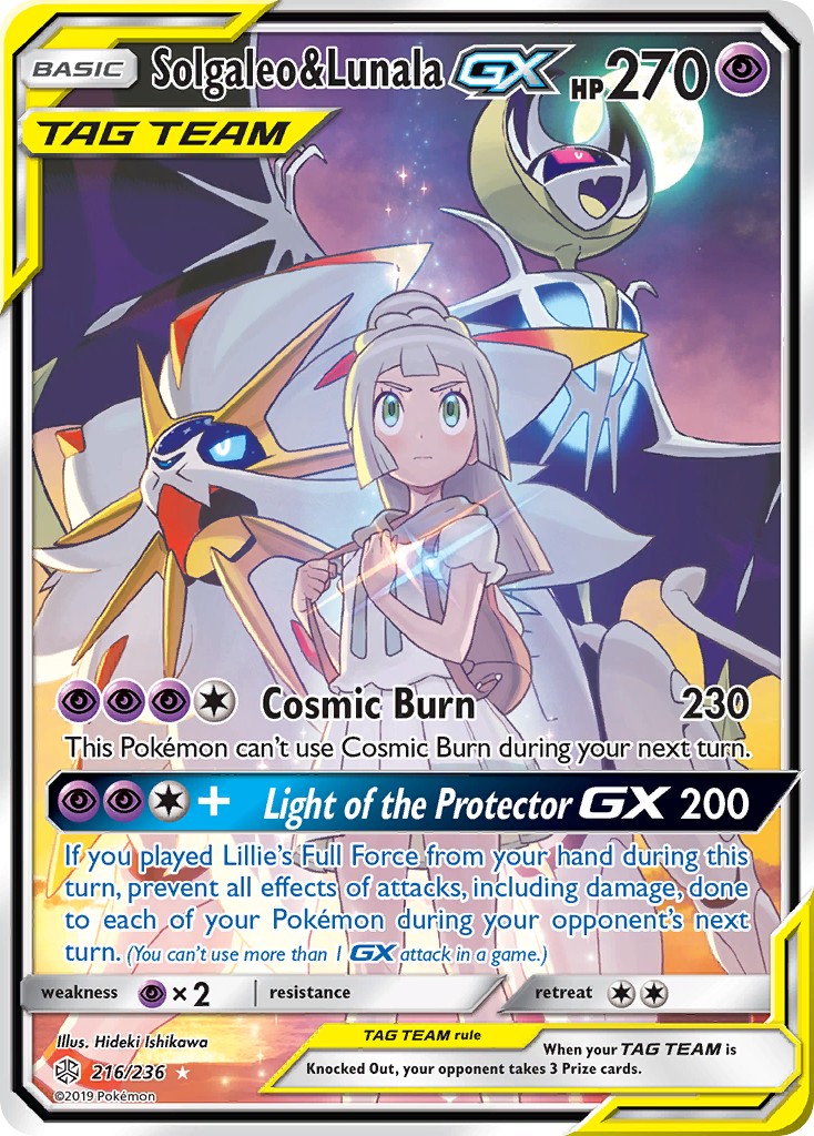 2019 Pokémon Cosmic Eclipse 2019 Pokémon Cosmic Eclipse #216 trading card