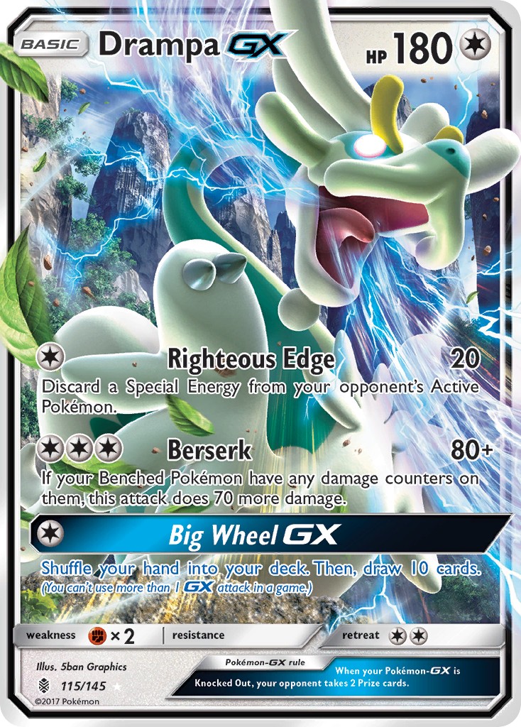 2017 Pokémon Guardians Rising 2017 Pokémon Guardians Rising #115 trading card