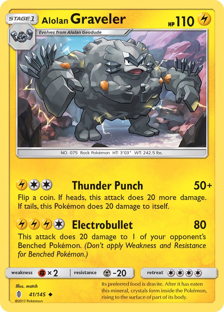 2017 Pokémon Guardians Rising 2017 Pokémon Guardians Rising #41 trading card
