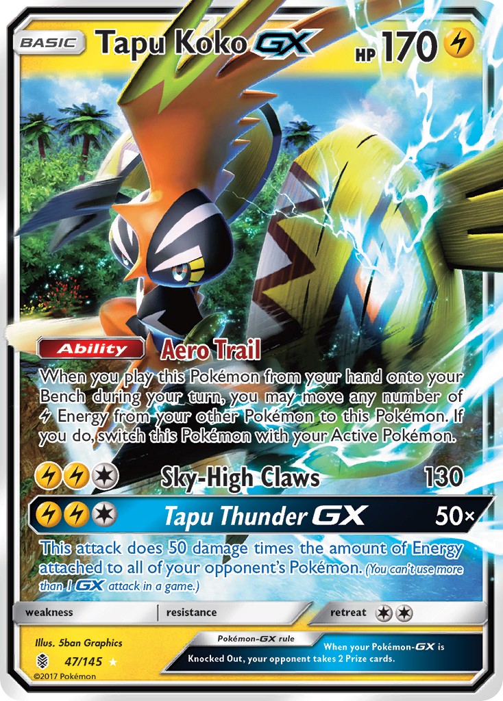 2017 Pokémon Guardians Rising 2017 Pokémon Guardians Rising #47 trading card
