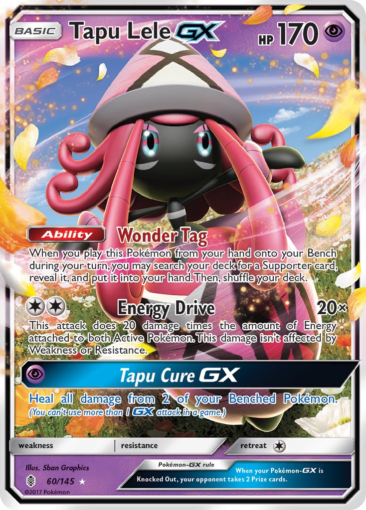 2017 Pokémon Guardians Rising 2017 Pokémon Guardians Rising #60 trading card