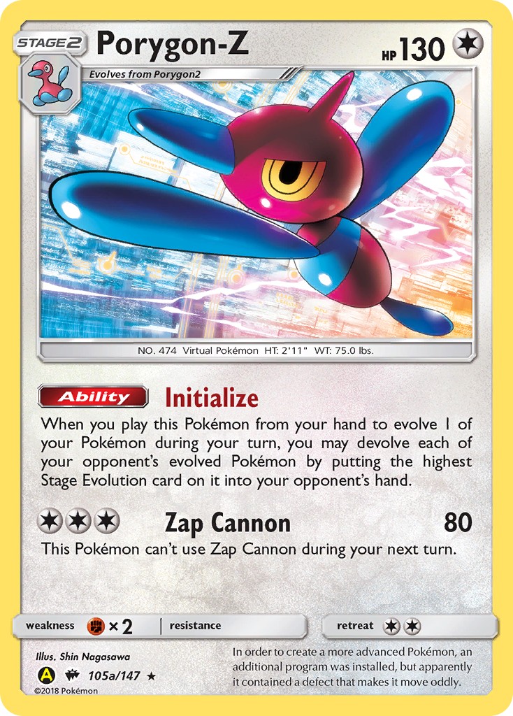 2017 Pokémon Burning Shadows 2017 Pokémon Burning Shadows #105a trading card