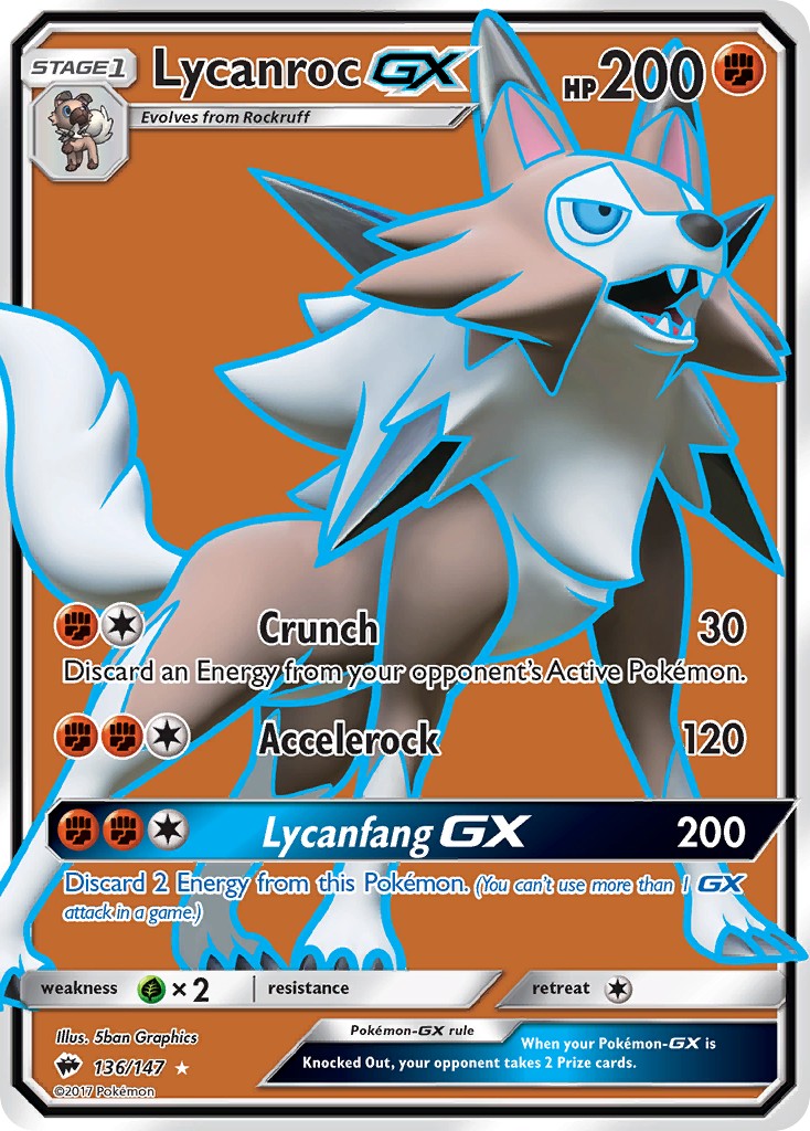 2017 Pokémon Burning Shadows 2017 Pokémon Burning Shadows #136 trading card