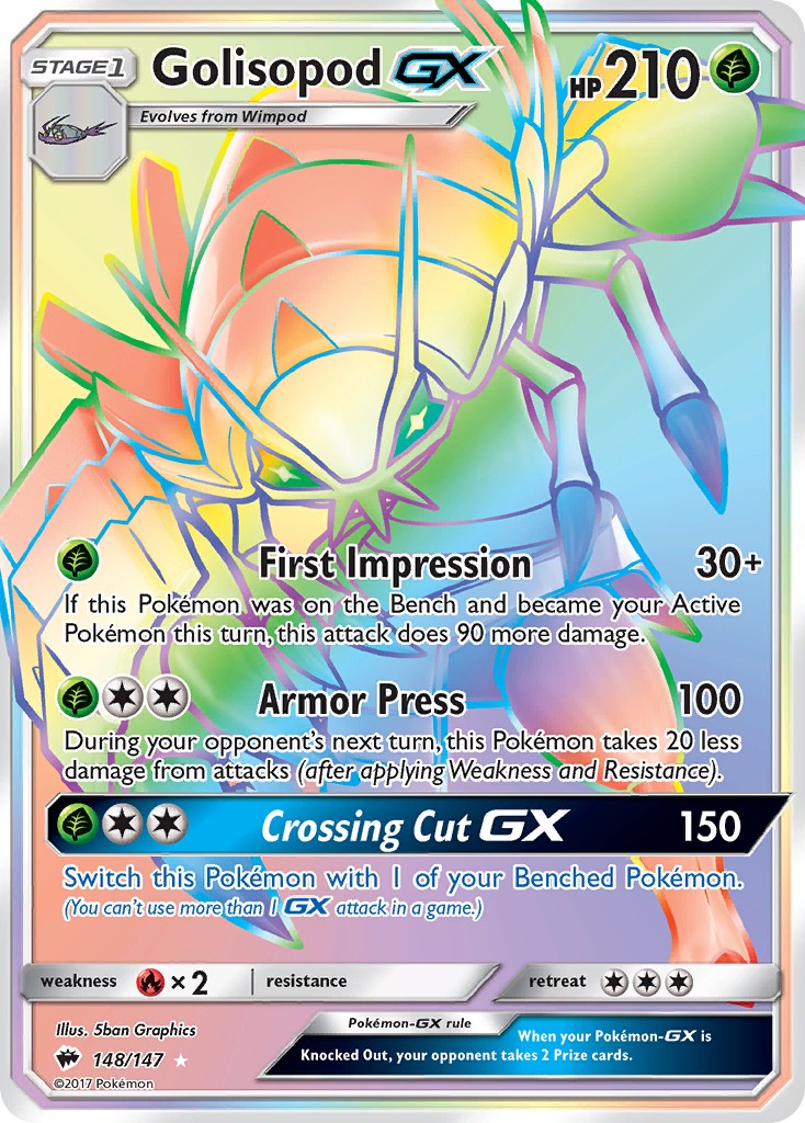 2017 Pokémon Burning Shadows 2017 Pokémon Burning Shadows #148 trading card