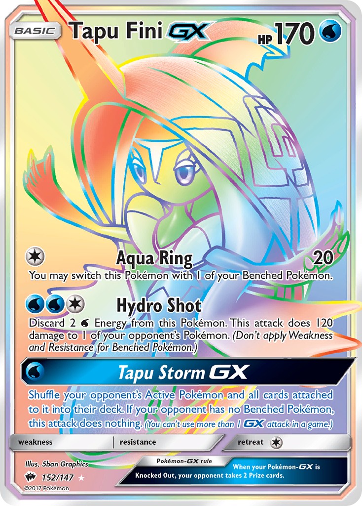 2017 Pokémon Burning Shadows 2017 Pokémon Burning Shadows #152 trading card