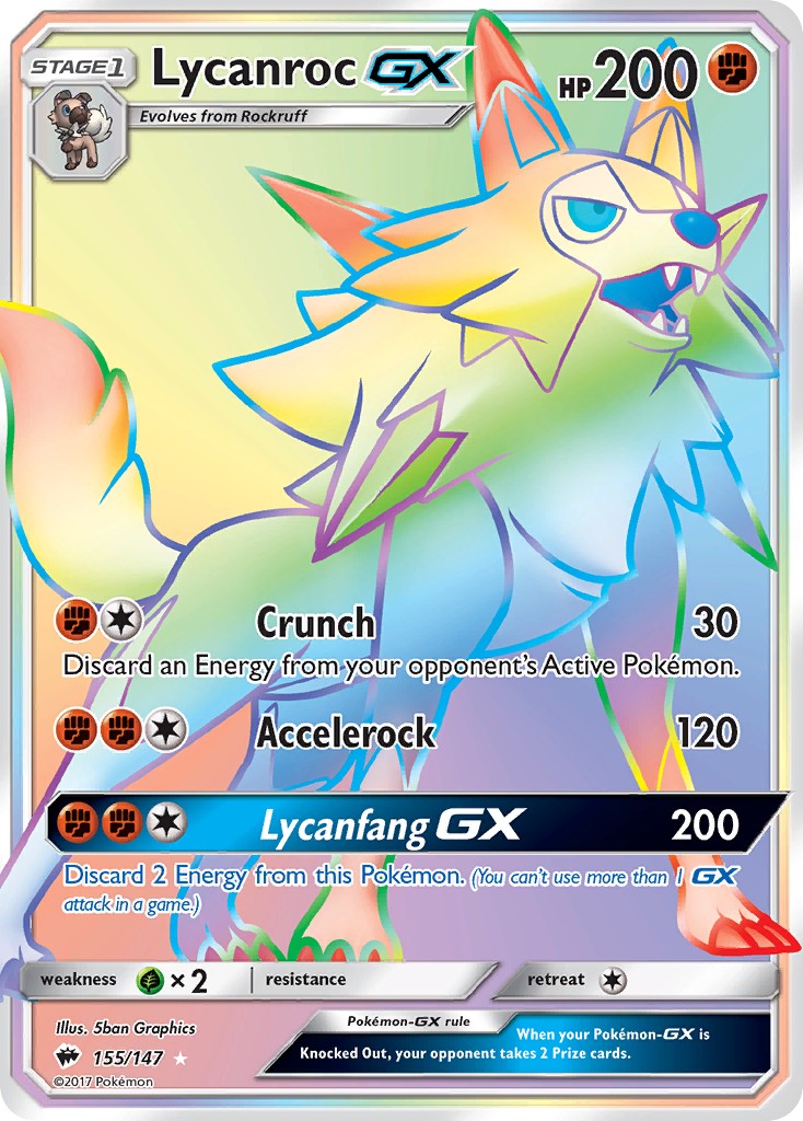 2017 Pokémon Burning Shadows 2017 Pokémon Burning Shadows #155 trading card