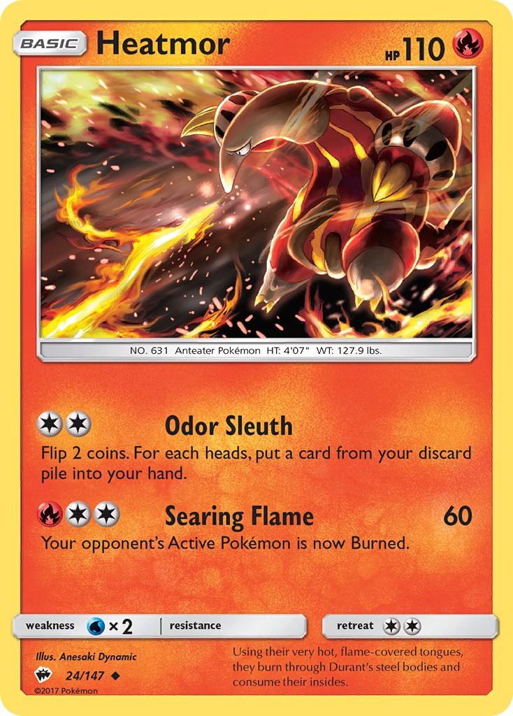 2017 Pokémon Burning Shadows 2017 Pokémon Burning Shadows #24 trading card