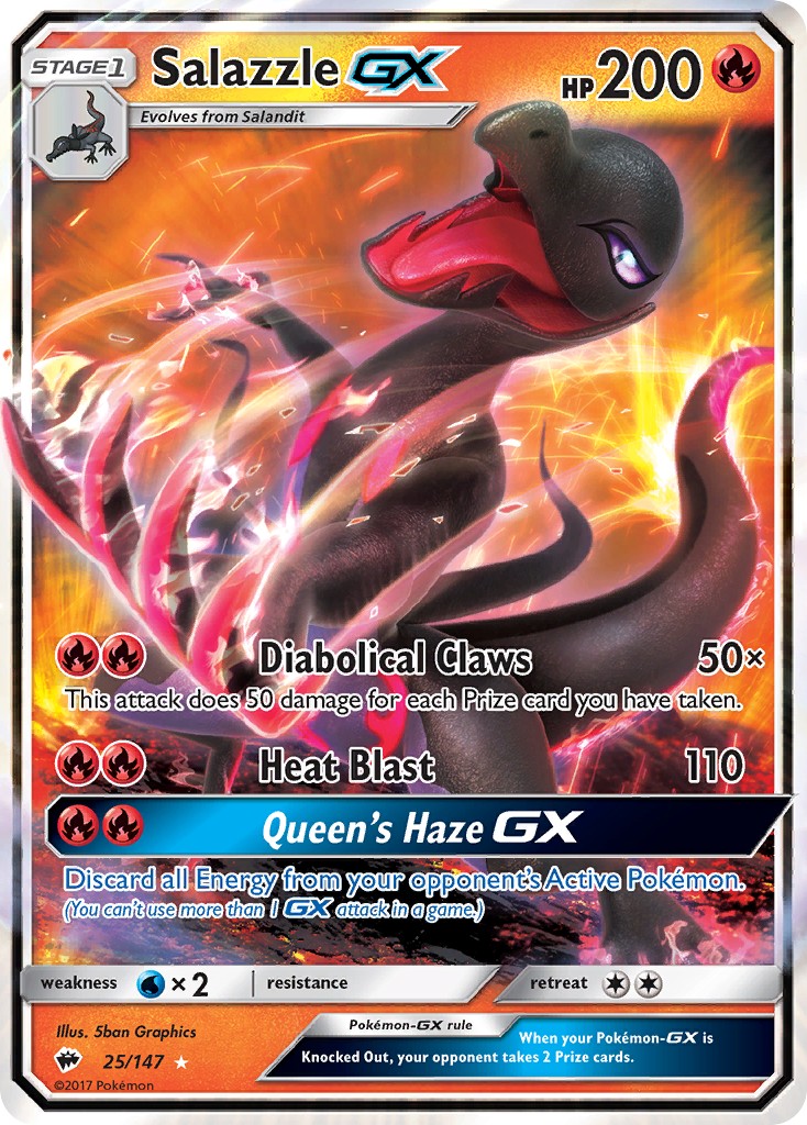 2017 Pokémon Burning Shadows 2017 Pokémon Burning Shadows #25 trading card
