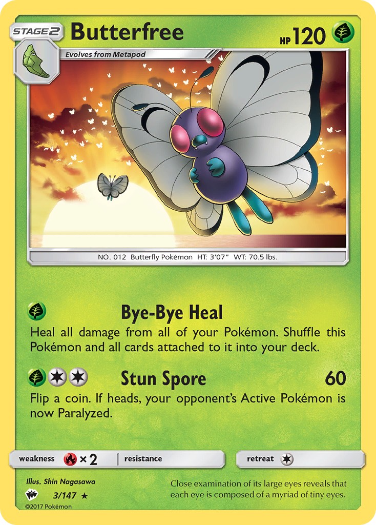 2017 Pokémon Burning Shadows 2017 Pokémon Burning Shadows #3 trading card