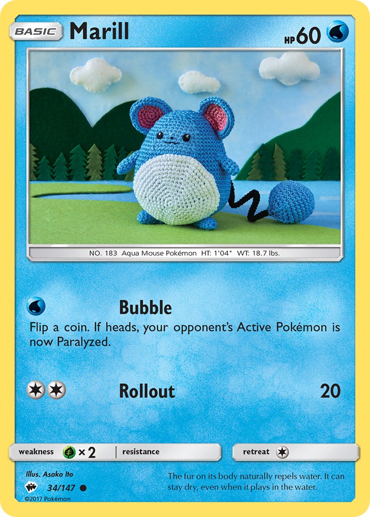 2017 Pokémon Burning Shadows 2017 Pokémon Burning Shadows #34 trading card