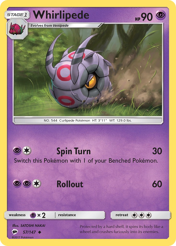 2017 Pokémon Burning Shadows 2017 Pokémon Burning Shadows #57 trading card