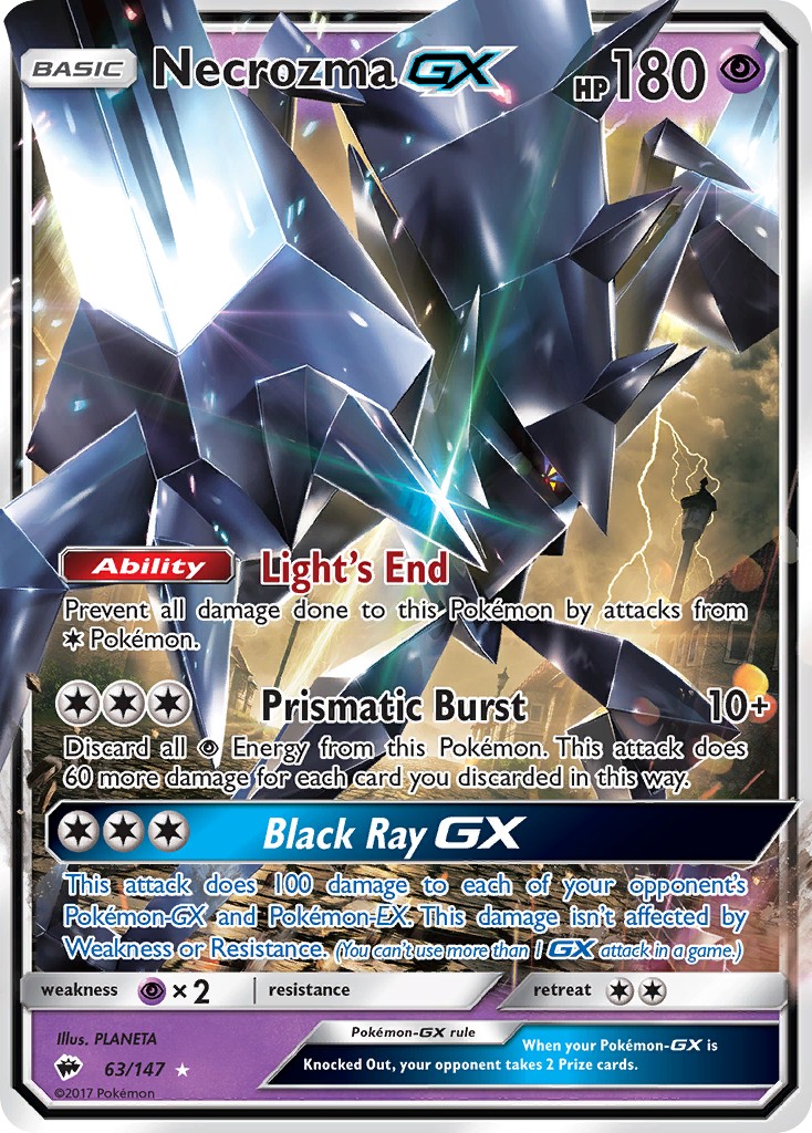 2017 Pokémon Burning Shadows 2017 Pokémon Burning Shadows #63 trading card