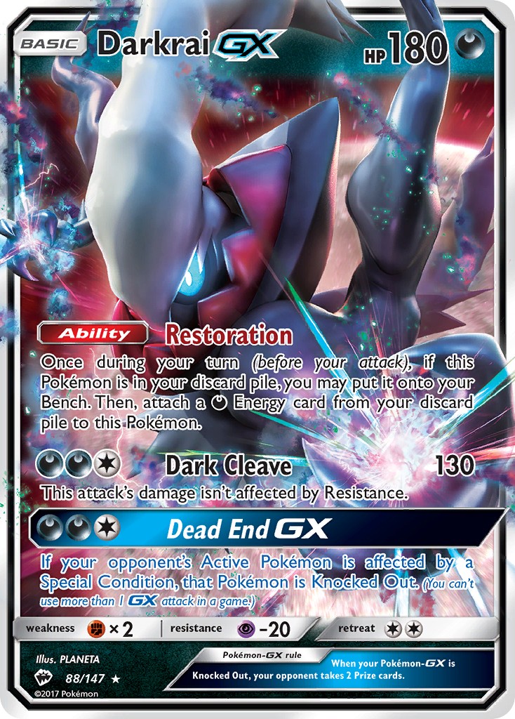 2017 Pokémon Burning Shadows 2017 Pokémon Burning Shadows #88 trading card