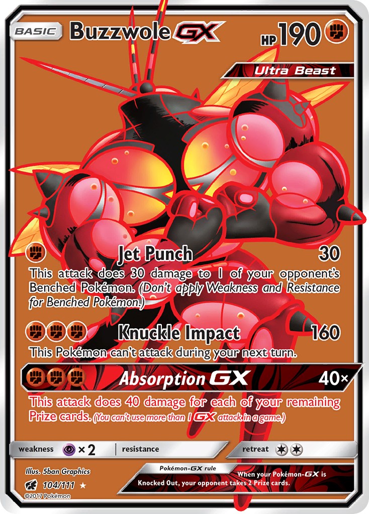 2017 Pokémon Crimson Invasion 2017 Pokémon Crimson Invasion #104 trading card