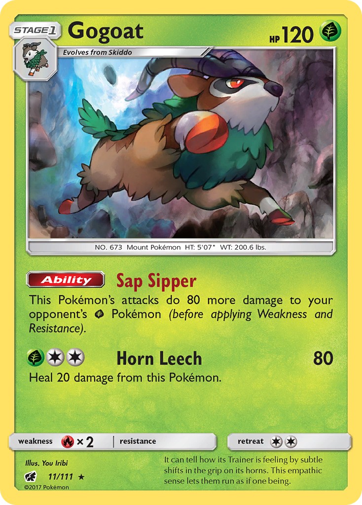 2017 Pokémon Crimson Invasion 2017 Pokémon Crimson Invasion #11 trading card