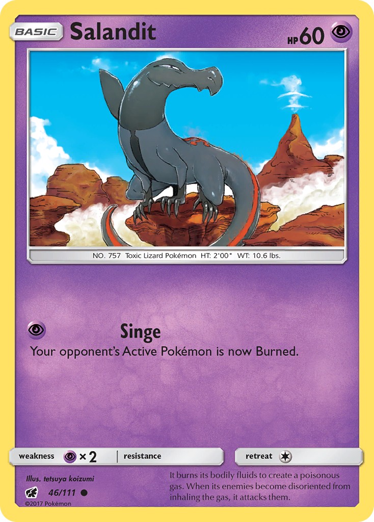 2017 Pokémon Crimson Invasion 2017 Pokémon Crimson Invasion #46 trading card