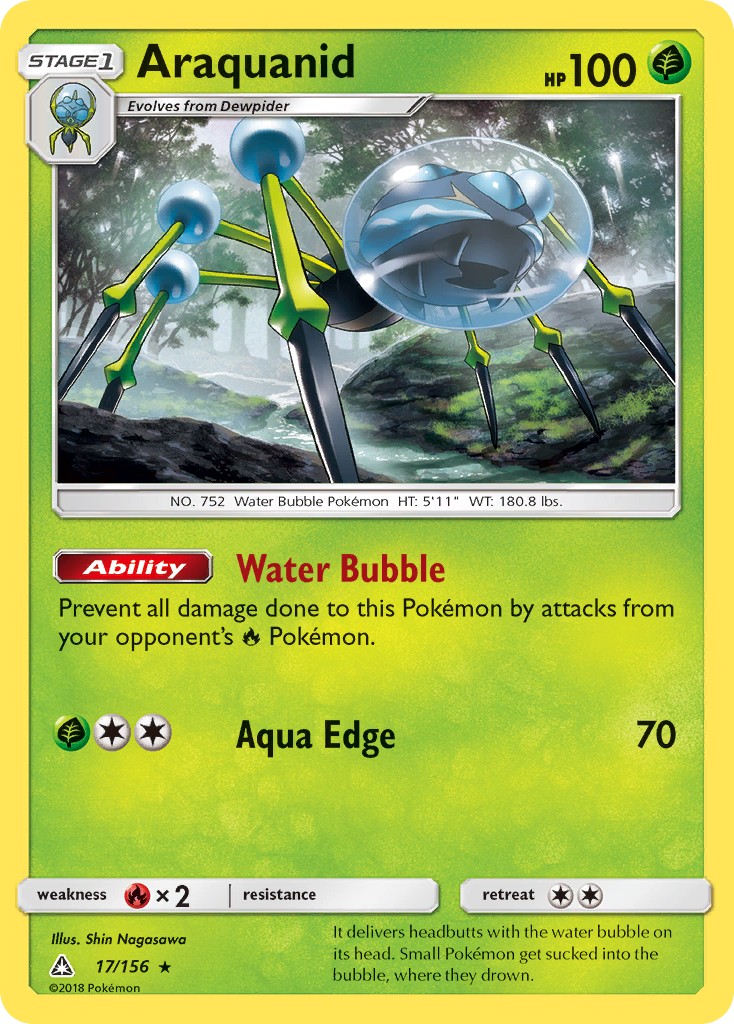 2018 Pokémon Ultra Prism 2018 Pokémon Ultra Prism #17 trading card