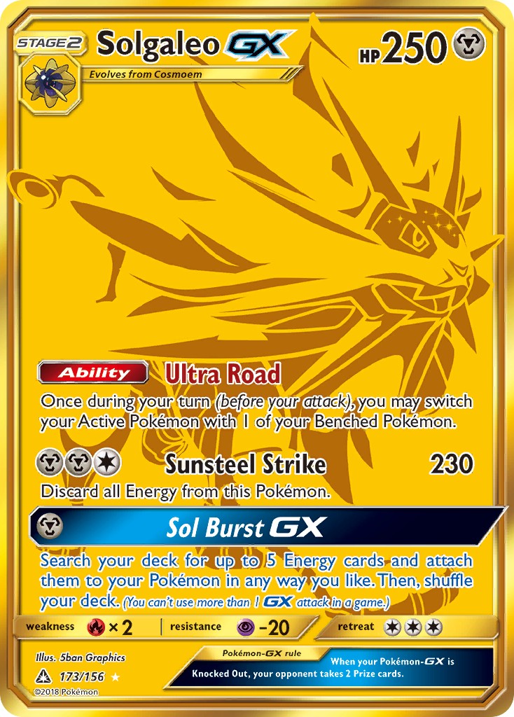 2018 Pokémon Ultra Prism 2018 Pokémon Ultra Prism #173 trading card