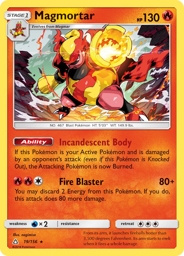 2018 Pokémon Ultra Prism 2018 Pokémon Ultra Prism #19 trading card