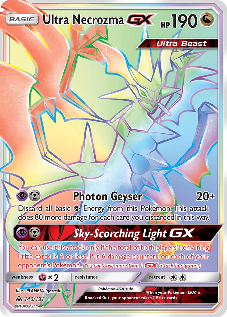 2018 Pokémon Forbidden Light 2018 Pokémon Forbidden Light #140 trading card