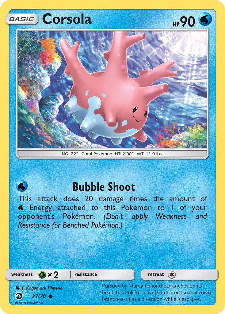 2018 Pokémon Dragon Majesty 2018 Pokémon Dragon Majesty #27 trading card