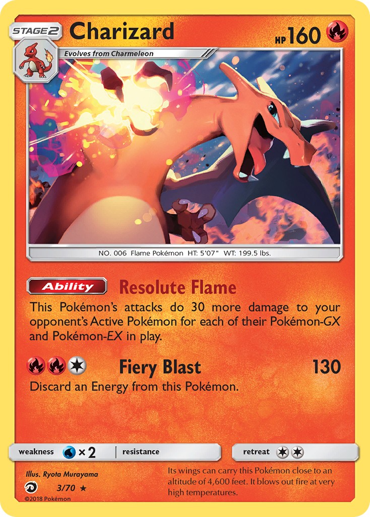 2018 Pokémon Dragon Majesty 2018 Pokémon Dragon Majesty #3 trading card