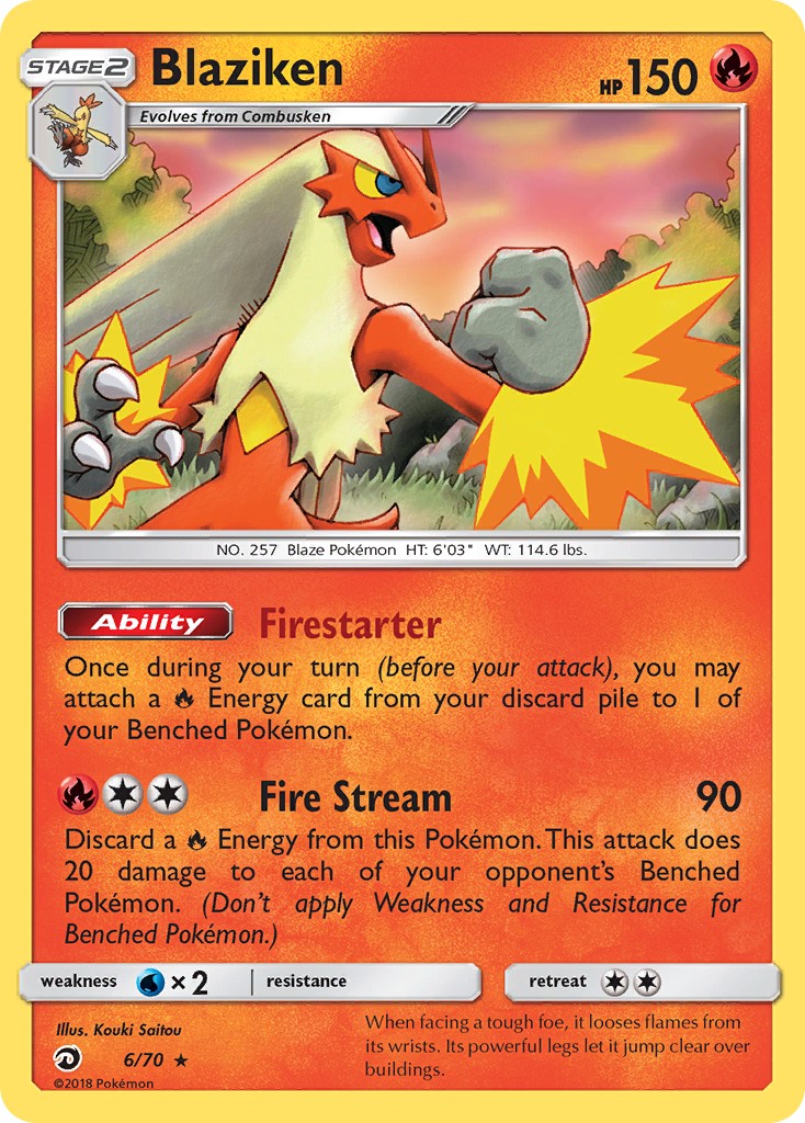 2018 Pokémon Dragon Majesty 2018 Pokémon Dragon Majesty #6 trading card