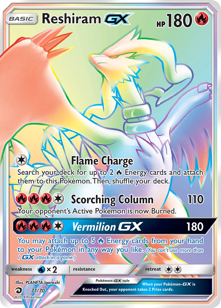 2018 Pokémon Dragon Majesty 2018 Pokémon Dragon Majesty #71 trading card