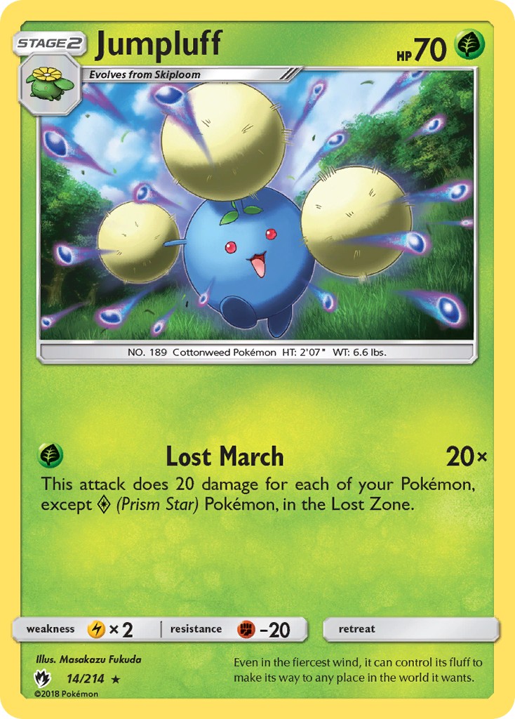 2018 Pokémon Lost Thunder 2018 Pokémon Lost Thunder #14 trading card
