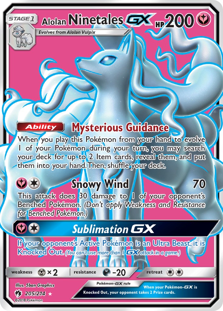 2018 Pokémon Lost Thunder 2018 Pokémon Lost Thunder #205 trading card