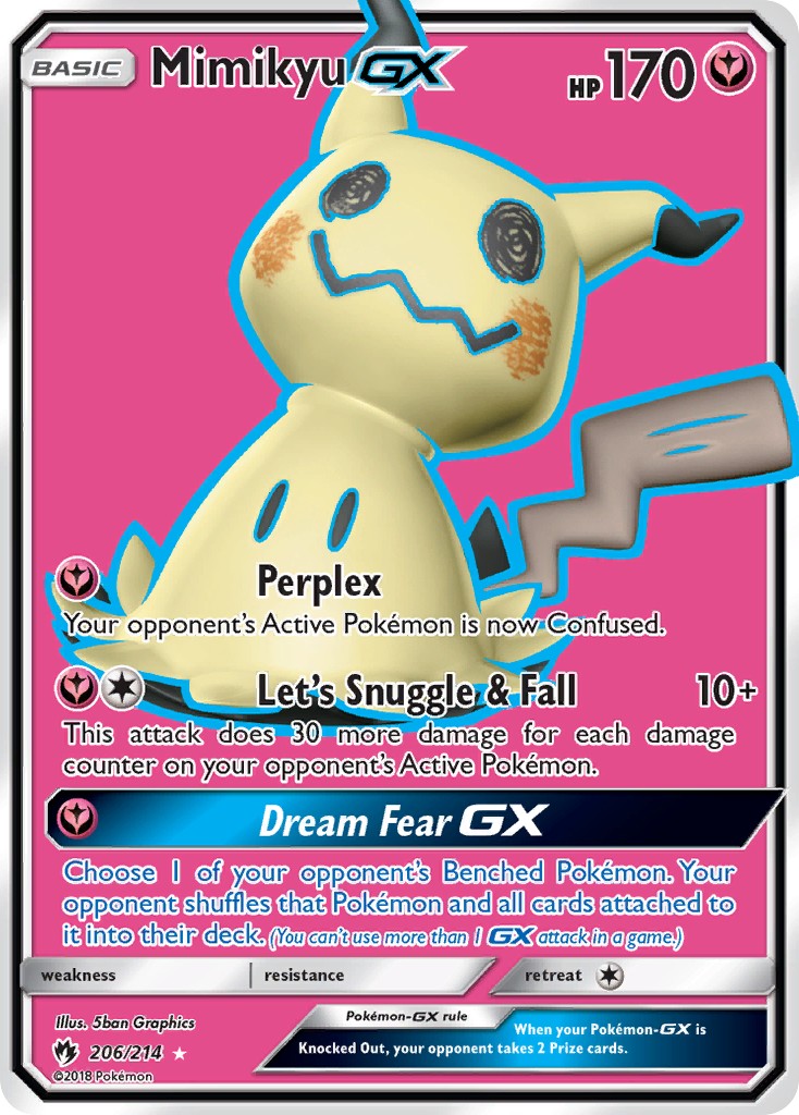 2018 Pokémon Lost Thunder 2018 Pokémon Lost Thunder #206 trading card