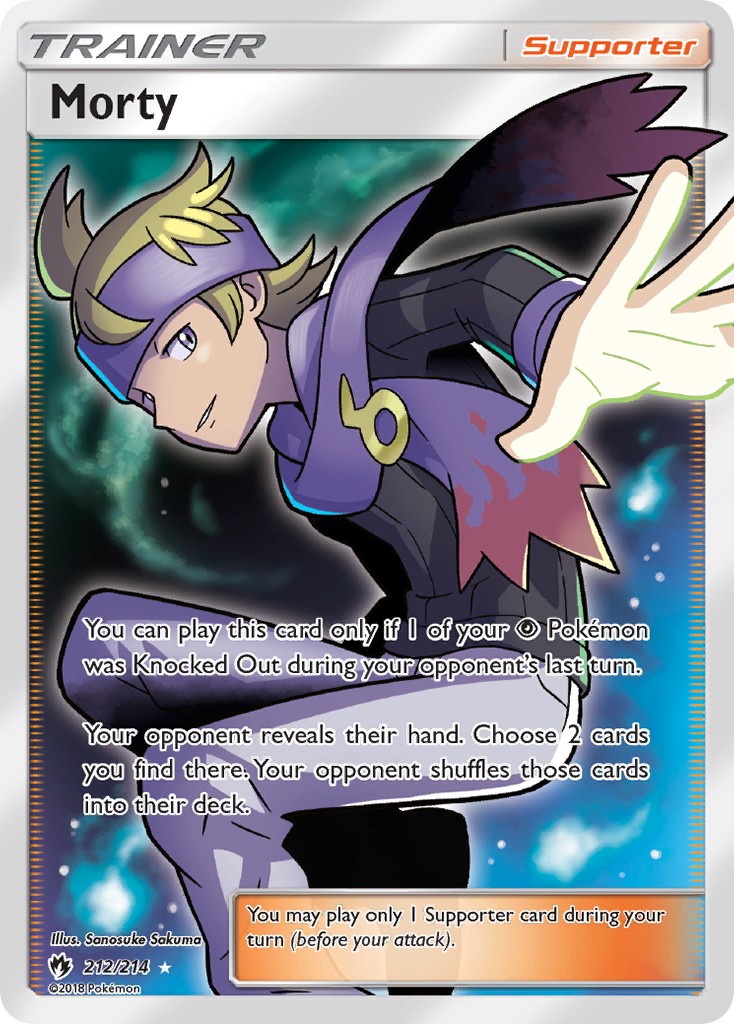 2018 Pokémon Lost Thunder 2018 Pokémon Lost Thunder #212 trading card