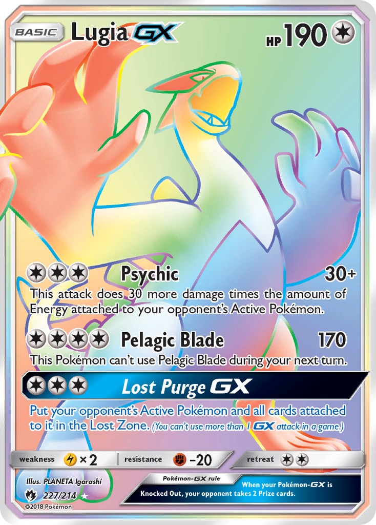 2018 Pokémon Lost Thunder 2018 Pokémon Lost Thunder #227 trading card