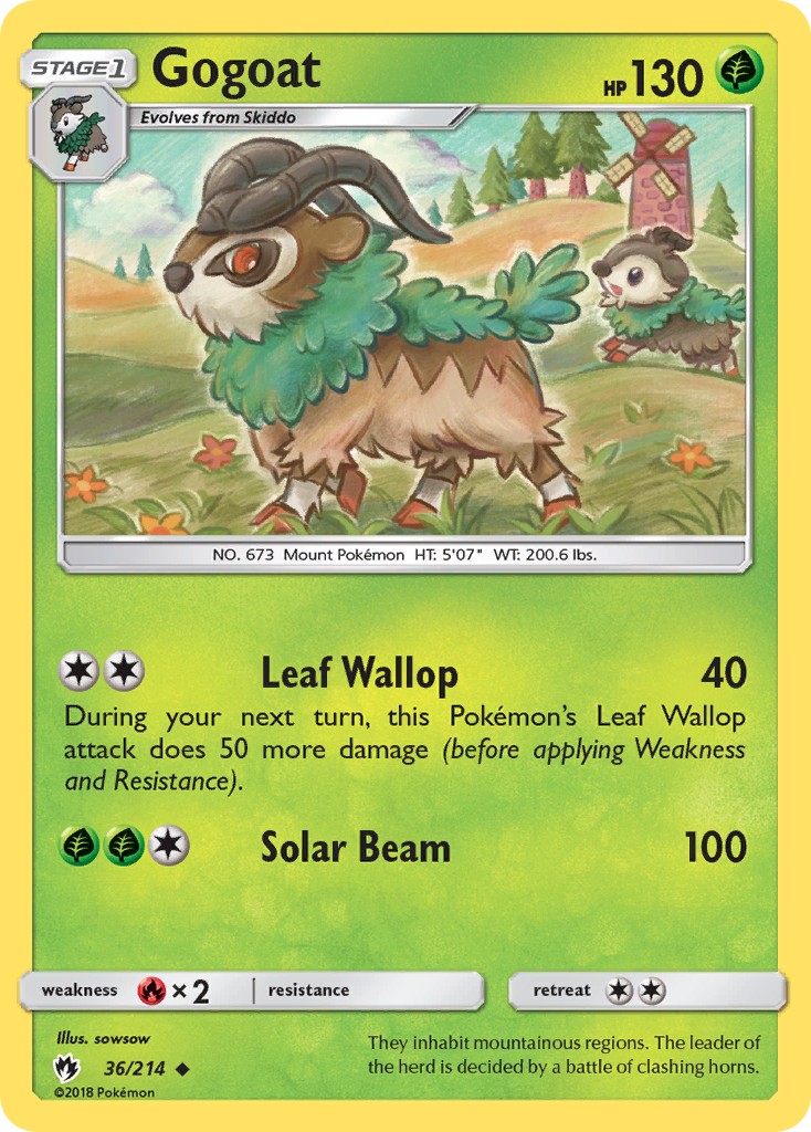 2018 Pokémon Lost Thunder 2018 Pokémon Lost Thunder #36 trading card