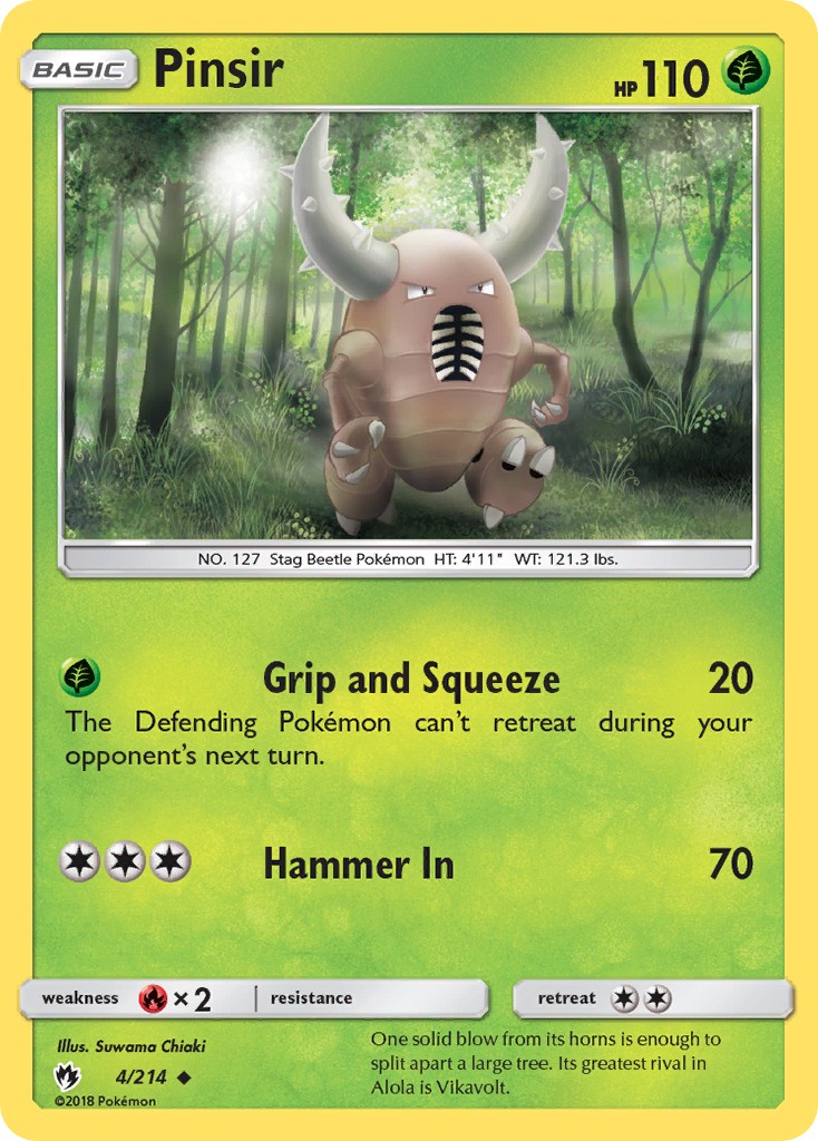2018 Pokémon Lost Thunder 2018 Pokémon Lost Thunder #4 trading card