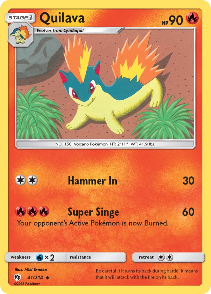 2018 Pokémon Lost Thunder 2018 Pokémon Lost Thunder #41 trading card