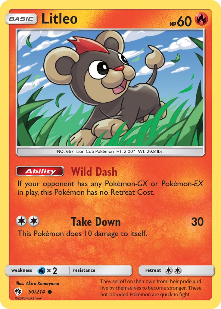 2018 Pokémon Lost Thunder 2018 Pokémon Lost Thunder #50 trading card