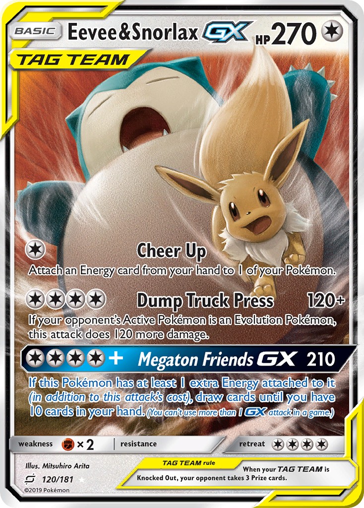 Eevee & Snorlax-GX - Image 1