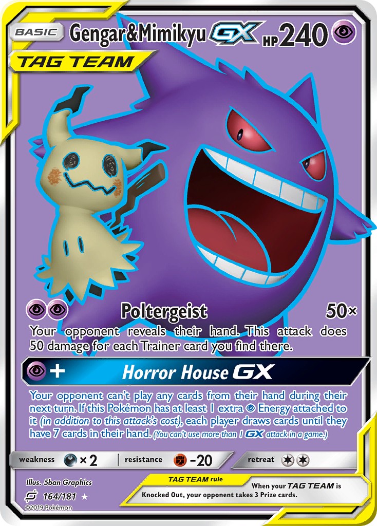 2019 Pokémon Team Up 2019 Pokémon Team Up #164 trading card