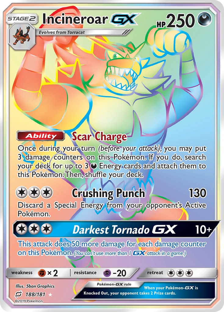 2019 Pokémon Team Up 2019 Pokémon Team Up #188 trading card