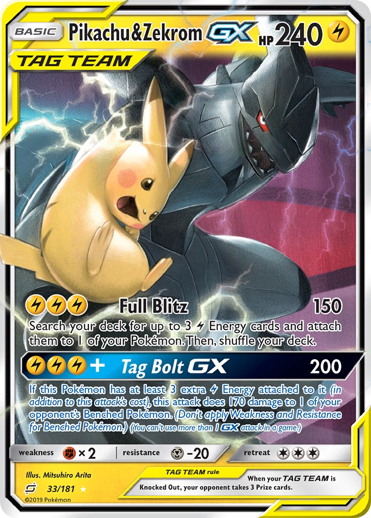 2019 Pokémon Team Up 2019 Pokémon Team Up #33 trading card