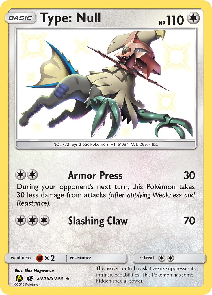 2019 Pokémon Hidden Fates 2019 Pokémon Hidden Fates #SV45 trading card