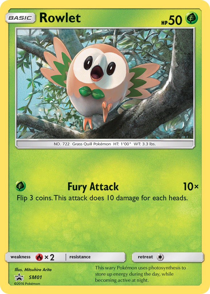 2017 Pokémon SM Black Star Promos 2017 Pokémon SM Black Star Promos #SM01 trading card