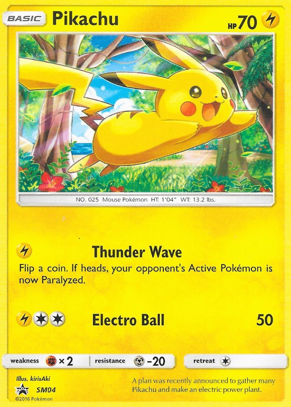 2017 Pokémon SM Black Star Promos 2017 Pokémon SM Black Star Promos #SM04 trading card