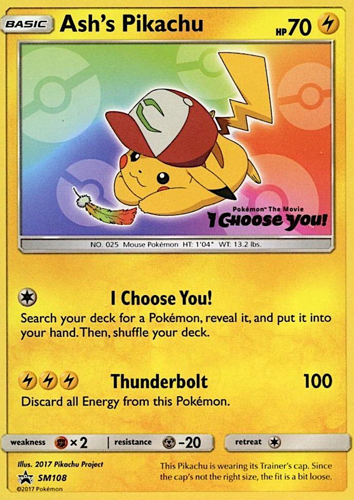 2017 Pokémon SM Black Star Promos 2017 Pokémon SM Black Star Promos #SM108 trading card