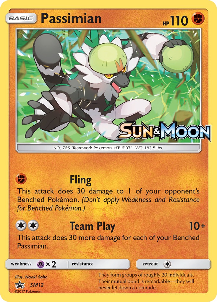 2017 Pokémon SM Black Star Promos 2017 Pokémon SM Black Star Promos #SM12 trading card