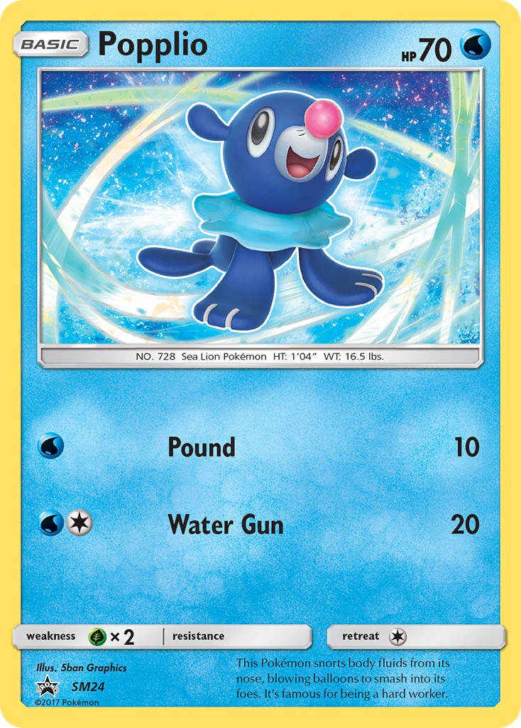 2017 Pokémon SM Black Star Promos 2017 Pokémon SM Black Star Promos #SM24 trading card