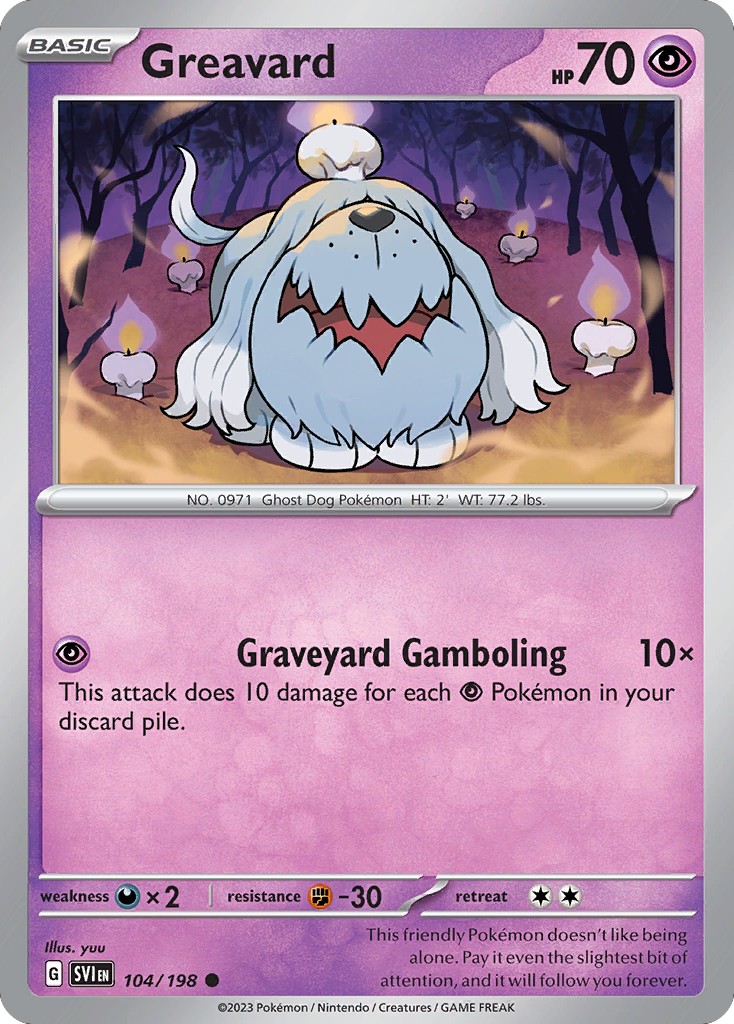 2023 Pokémon Scarlet & Violet 2023 Pokémon Scarlet & Violet #104 trading card